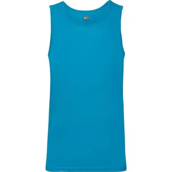 Cizojazyčná kniha Men's Performance Sleeveless T-shirt 614160 100% Polyester 140g Fruit of the Loom modrá 2469945