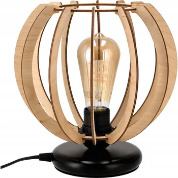 Lampička Stolní lampa Berge Noční lampa nízká černá 60 W