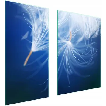 Obraz Skleněná ochranná deska na sporák 75x52 Květina