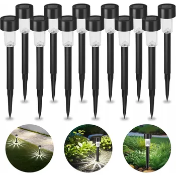 Venkovní osvětlení 12x LED Solární Zahradní Svítidlo Zapichovací Kolík 6500K Aigostar