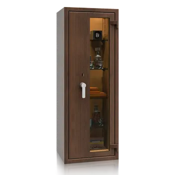 Trezor ISS Prosklený trezor St. Gallen WF VITRINA KOMBI 56412.51S KL, wood line