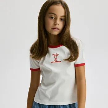 Reserved - Tričko s vyšíváním - červená - 846GB-33X - 846GB-33X-U13