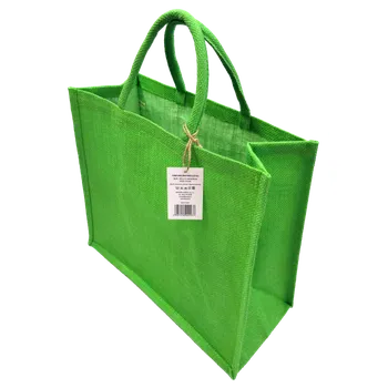 Nákupní taška Nákupní taška JUTA 32x40x18 světle zelená