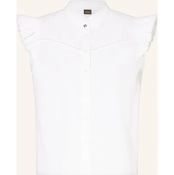 Boss Dámský Halenkový Top Bellana, bílá, 42