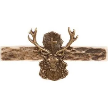 Zubíček Svatý Hubert (parohová spona)