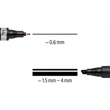 Permanentní popisovač Staedtler Lumocolor duo černý