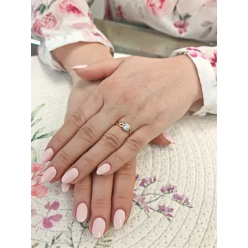 Prsten Zlatý dámský zásnubní prsten s nekonečnem Velikost prstenu: 53, Váha: 1,61 g, Ryzost: 14kt (585/1000)