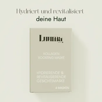 Pleťová maska Luuma kolagenová maska 4ks hydratační zpevňující pleť