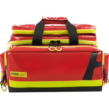 Lékárnička HUM Německo HUM AEROcase Pro BL1 zdravotnická brašna velká - vodě odolná Barva: červená