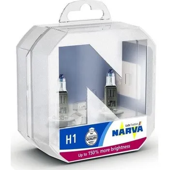 Žárovka SADA 2x Autožárovka H1 P14,5s/55W/12V - Narva 48068RPNVAS2