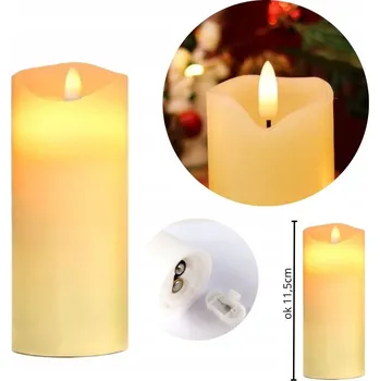 Svíčka LED vklad do hřbitovní svíčky HŘBITOVNÍ SVÍČKA POLSKÝ 12 cm