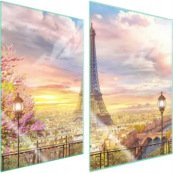 Obraz Skleněná ochranná deska na sporák 2x35x52 Paříž