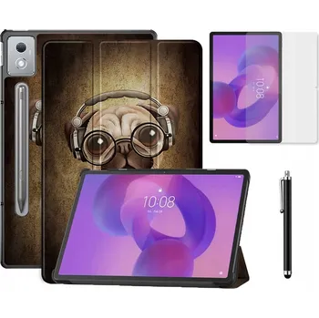 Pouzdro na tablet Pouzdro Smart Cover + Tvrzené Sklo pro Lenovo Idea Tab Pro 12.7" 2025