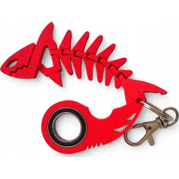 Keyrambit NOVÝ MODEL žralok TikTok + DÁREK karabina přívěsek na klíče keyspinner