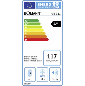 Lednice Bomann GB 341.1 bílý