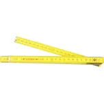 Festa metr skládací 1 m, dřevěný žlutý - 032-00733