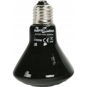 Topení do terária KERAMICKÝ ZÁŘIČ TOPENÍ E27 50W PRO PLAZY NOČNÍ ZVÍŘATA VLHKOST