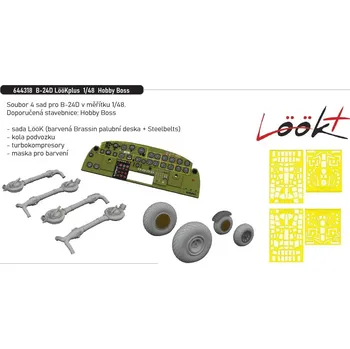 Plastikový model Eduard 1/48 B-24D LööKplus (HOBBY BOSS)