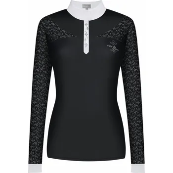 Fair Play Závodní jezdecké tričko s dlouhým rukávem ALEXIS LS Barva: Hnědá, Velikost: 44