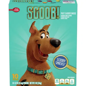 Bonbon Betty Crocker Scooby-Doo gumové bonbonky s ovocnou příchutí 10 x 22,6 g