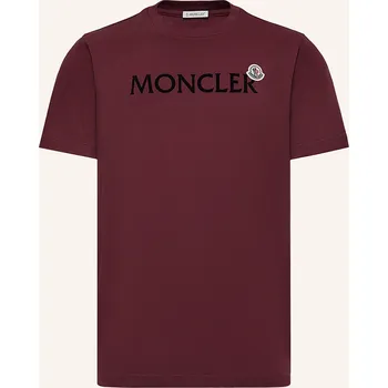 Pánské tričko Moncler Pánské Tričko, tmavě červená, M