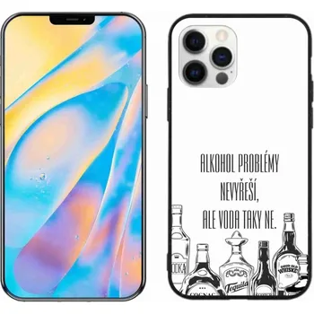 Pouzdro na mobilní telefon Gelový kryt mmCase na iPhone 12 - vtipný text bílé pozadí