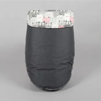 Nánožník Nánožník melír + teplákovina kočky