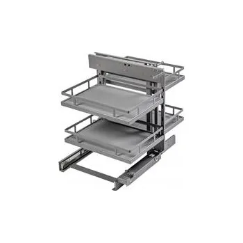 GTV MovixPro výsuvné police pro rohovou skříň 500 mm antracitovou RAL 7024