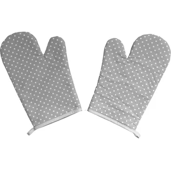 Chňapka Výrobce Kuchyňské chňapky puntík šedý Chňapka 100%bavlna / 100% teflon