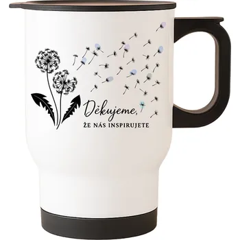 Termohrnek Cestovní termohrnek učitel/ka - pampeliška