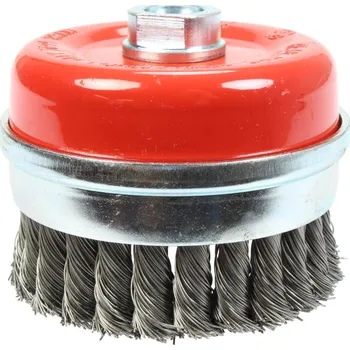 Brusný kartáč Triumf kotouč drátěný hrncový, copový, průměr 65 mm, závit M14 - 100-01133