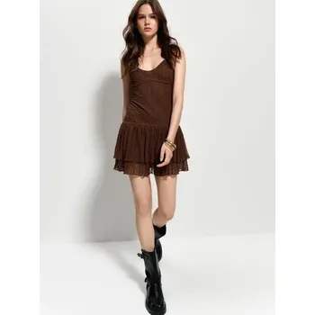 Dámské šaty Overalové šaty - M - House - hnědý - 818GC-88X