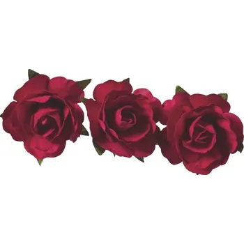 D.A. Papírové růžičky samolepicí Knorr prandell - červené (12 ks)