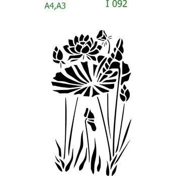 Šablona I 092 - A3 , Nelepící folie