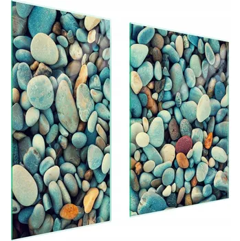 Obraz Skleněná ochranná deska na sporák 75x52 Kámen