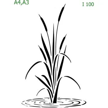 Šablona I 100 - A4 , Nelepící folie