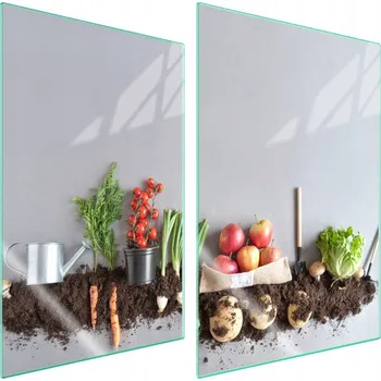 Obraz Skleněná ochranná deska na sporák 2x35x52 Zelenina