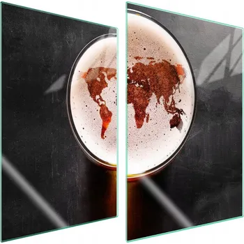 Obraz Skleněná ochranná deska na sporák 2x35x52 Káva
