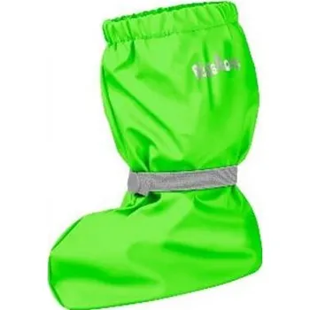 Capáčky Dětské capáčky do deště Playshoes s fleecem neonově zelené velikost nohy M