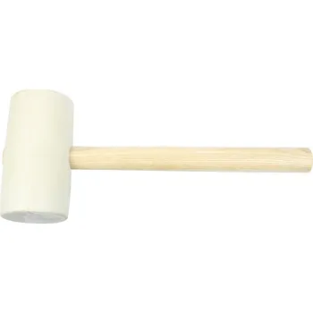 Kladivo palička gumová pr.75 x 135 mm, 1000 g, bílá - 100-05263
