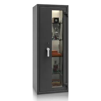 Trezor ISS Prosklený trezor St. Gallen WF VITRINA KOMBI 56412.51 KL, grafitově černý