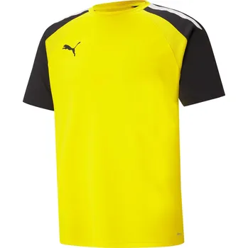 Pánské tričko Pánské sportovní triko PUMA TEAMPACER JERSEY 704919_07 CYBER YELLOW/ BLACK/ WHITE S
