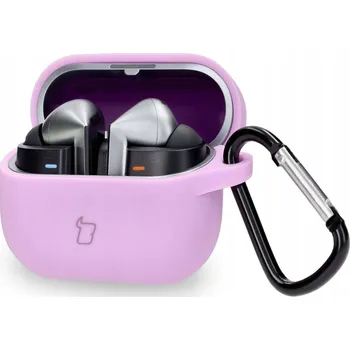 Pouzdro na mobilní telefon Pouzdro s karabinou Bizon pro Samsung Galaxy Buds 3/3 Pro/3 FE