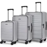 Sada cestovních kufrů ROCK Eden PET - šedá