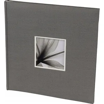 Fotoalbum Doerr UniTex WINDOW Gray album 40 stran 34x34 cm