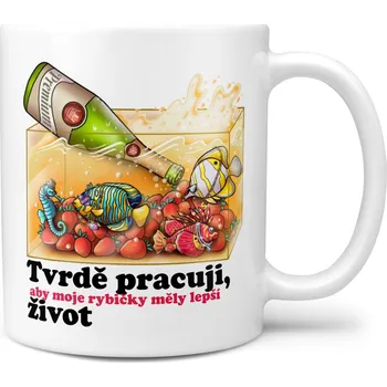 Hrnek 330 ml - Rybičky - lepší život