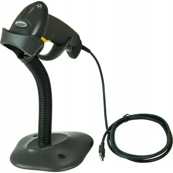 Čtečka čárových kódů Čtečka čárových kódů, skladový skener Zebra LS2208, stojánek, USB kabel