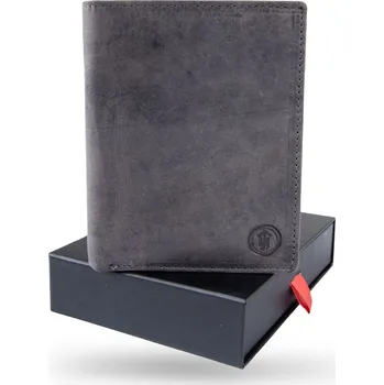 Peněženka Thor Steinar Oroas Kožená Peněženka Tmavě šedá ONE SIZE