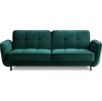 Pohovka Rozkládací pohovka BELLIS 220 cm Velvetmat 38 tmavě zelená