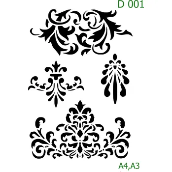 Šablona D 001 - A4 , Nelepící folie